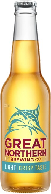 NEW Great Northern Brewing Co. Light Bottle 330mL
