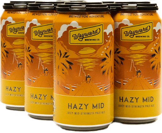 Wayward Brewing Co. Hazy Mid Strength Pale Ale Cans 375mL