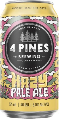 4 Pines Hazy Pale Ale Cans 375mL