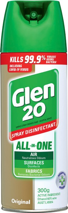 Glen 20 Disinfectant Spray 300g Selected Varieties*