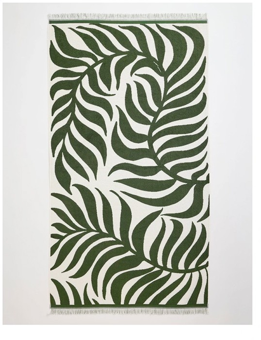 Australian House & Garden Olive Palm Beach Towel