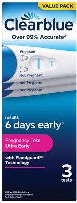 Clearblue Ultra Early Pregnancy Test 3 Pack