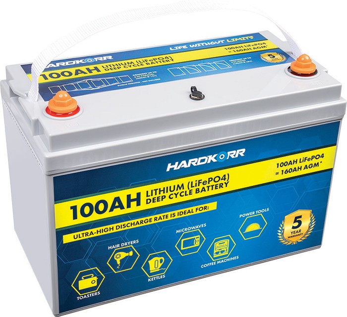 Hardkorr Lithium 100AH Battery
