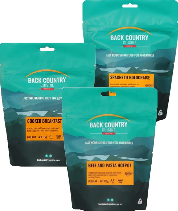 Backcountry Cuisine 2 Serve Freeze Dried Food