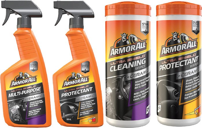 Armor All Ultra Sheild Ceramic Interior Cleaners, Protectant & Wipes
