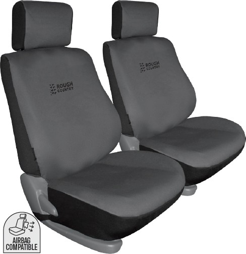 Rough Country Heavy Duty Canvas Front Seat Covers