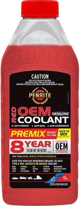 Penrite Red Premix Coolant 1L