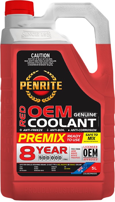 Penrite Premix Coolant Red 5L