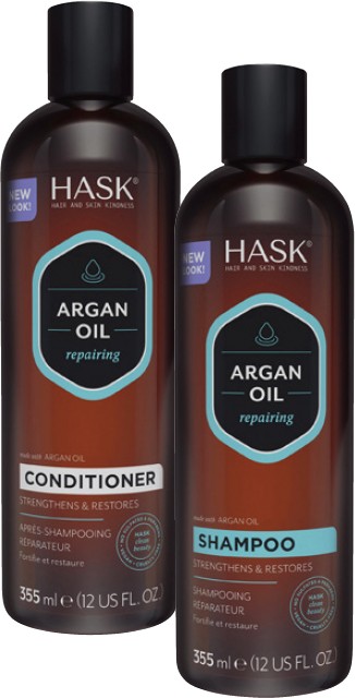 Hask Shampoo or Conditioner 355mL