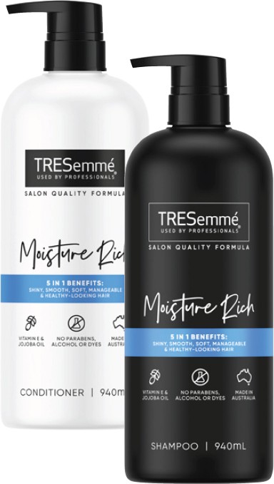 Tresemmé Shampoo or Conditioner 940mL