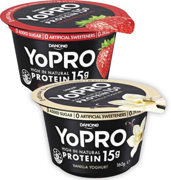 Danone YoPro Protein Yoghurt 160g
