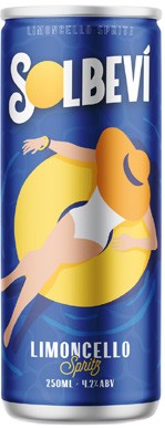 Solbevi Limoncello Spritz 250mL 4 Pack