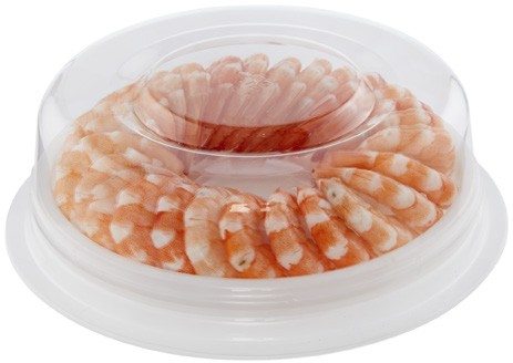 Coles Thawed Cooked Prawn Plate 200g