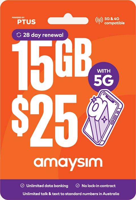 amaysim $25 Starter Pack