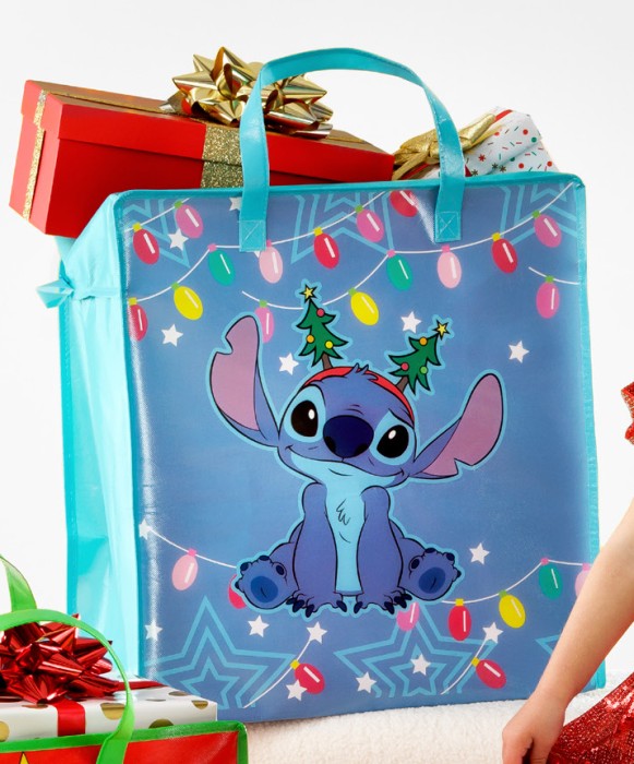 Stitch Xmas Blue Jumbo Bag