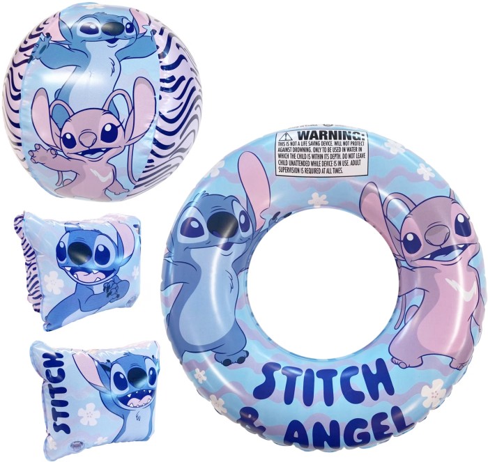 4 Piece Inflatable Disney Lilo & Stitch Swim Set