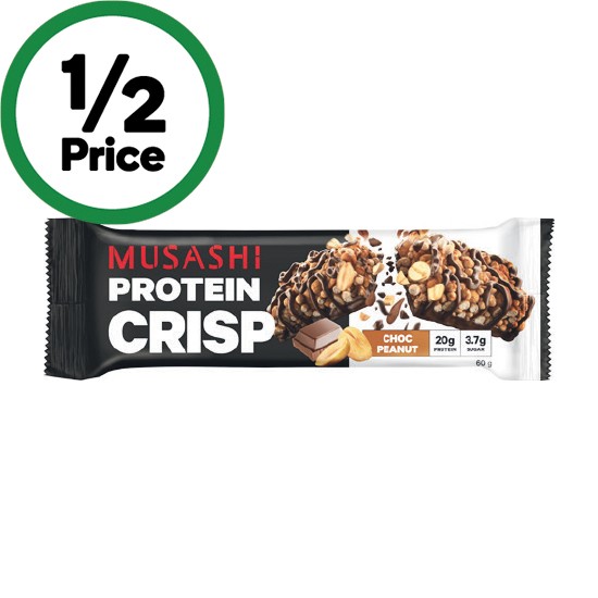 Musashi Protein Crisp Bar 60g~