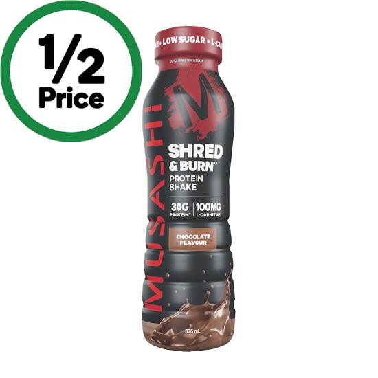 Musashi Shred & Burn Protein Shake 375ml~