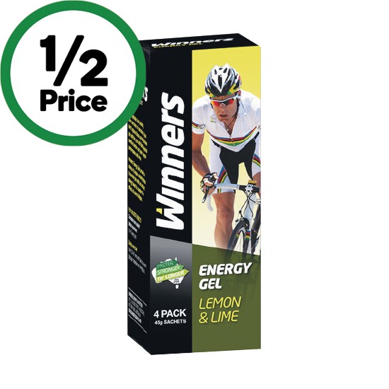 Winners Energy Gel Pk 4 x 40-45g~