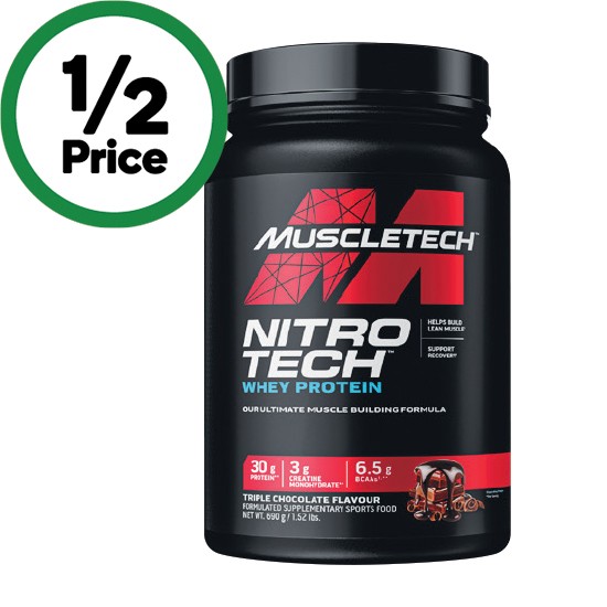 Muscle Tech Nitrotech Whey Protein 680-690g~