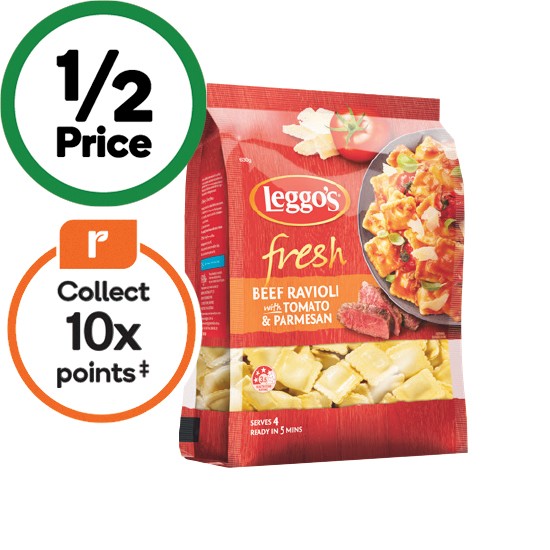 Leggo’s Fresh Filled Pasta Varieties 630g – From the Fridge