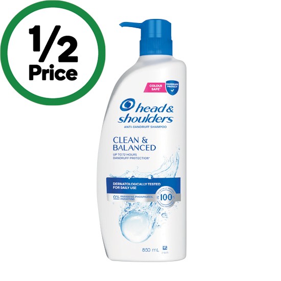 Head & Shoulders Shampoo or Conditioner 850ml