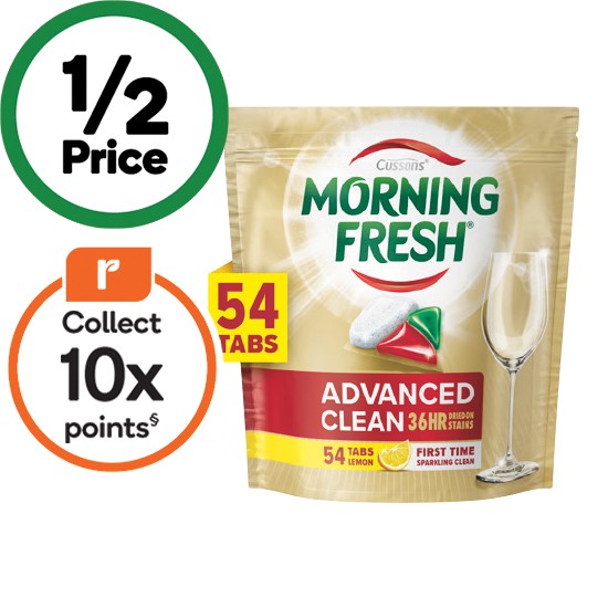 Morning Fresh Advanced Clean Dishwasher Tablets Pk 54