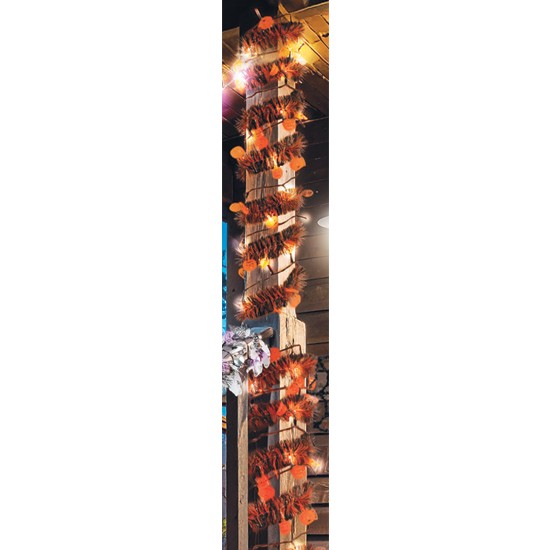 Halloween Tinsel 4m Assorted