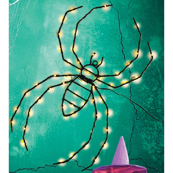 Halloween Light Up Spider Decoration