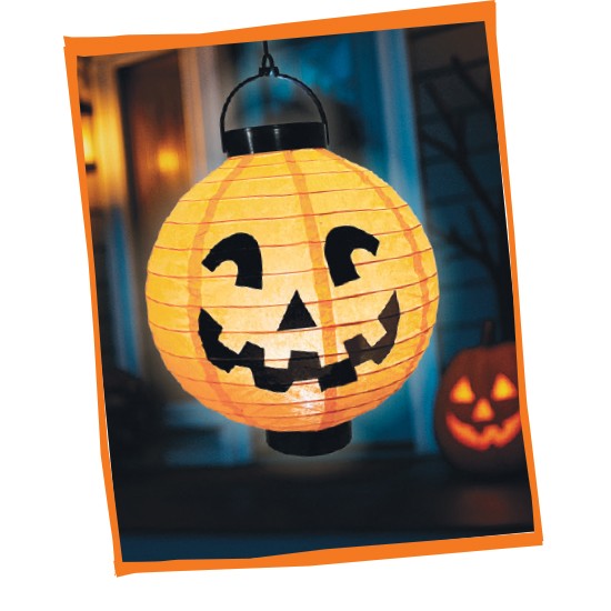 Halloween Light Up Paper Lantern Assorted