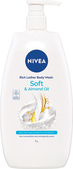 Nivea Rich Lather Body Wash 1L