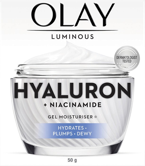Olay Luminous Hyaluron + Niacinamide Gel Moisturiser 50g