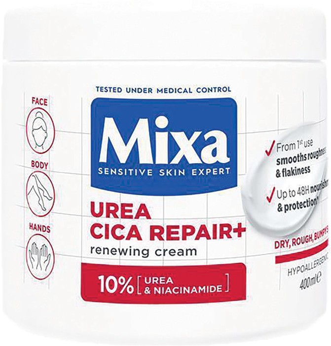 Mixa Urea Cica Repair+ Renewing Cream 400mL