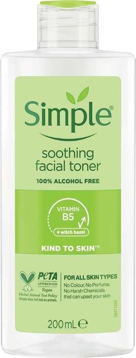 Simple Soothing Facial Toner 200mL
