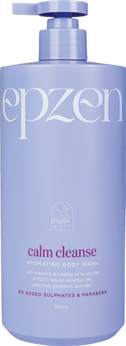 Epzen Calm Cleanse Body Wash 750mL