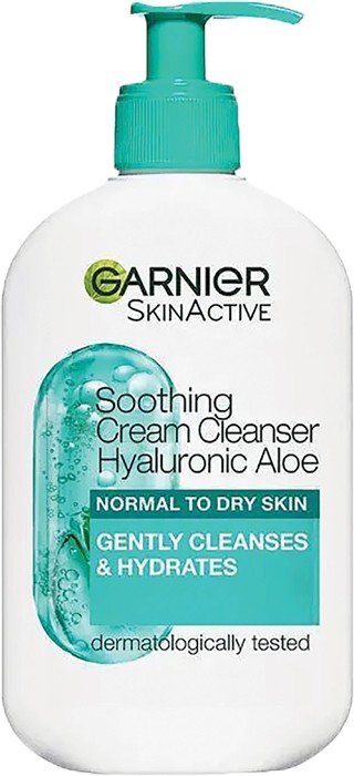 Garnier Hyaluronic Aloe Cream Cleanser Pump 250mL
