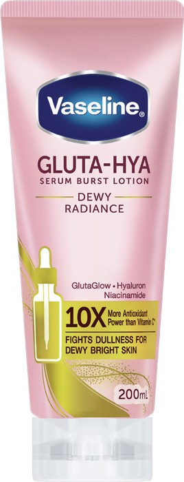 NEW Vaseline Gluta-Hya Serum Dewy Radiance Burst Lotion 200mL