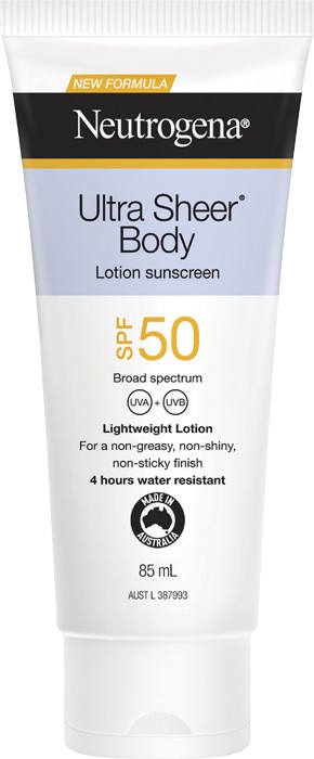 Neutrogena Ultra Sheer Body Lotion SPF50 85mLΩ