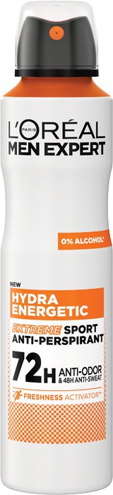 L’Oreal Men Deodorant Aero Hydra Energetic Extreme Sport 250mL