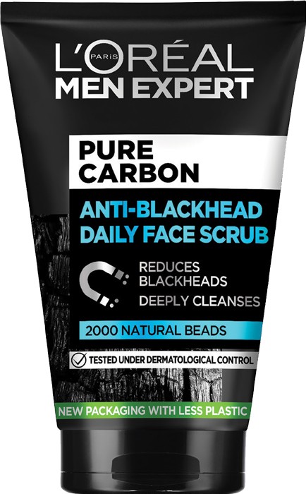 L’Oreal Men Expert Anti-Blackhead Daily Face Scrub 100mL
