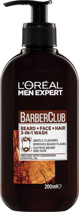 L’Oréal Men Expert Barber Club 3 in 1 Wash 200mL