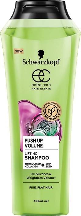 Schwarzkopf Extra Care Push Up Volume Shampoo 400mL