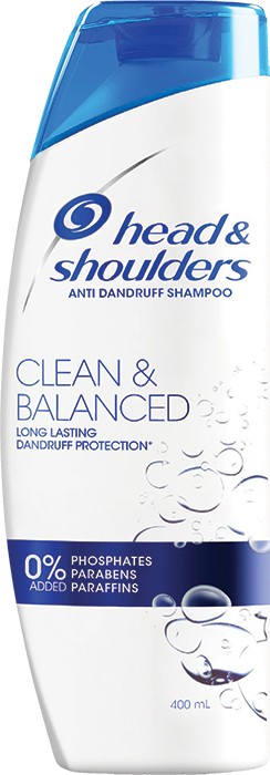 Head & Shoulders Clean & Balanced Shampoo 400mL