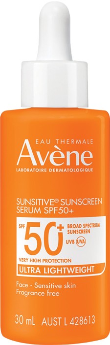 Avène Sunsitive Sunscreen Serum SPF50+ 30mLΩ