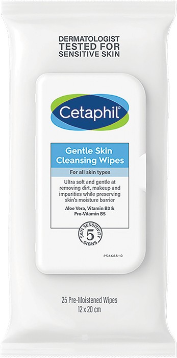 Cetaphil Gentle Skin Cleansing Wipes 25 Pack