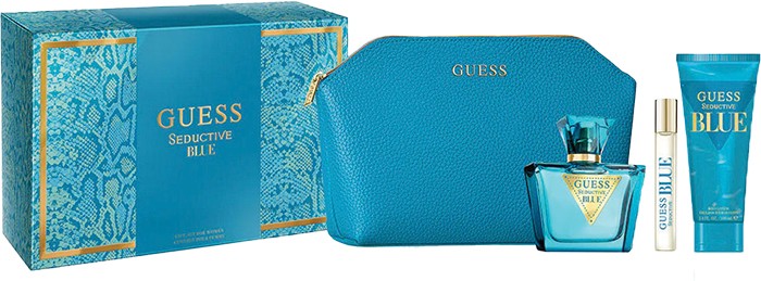 Guess Seductive Blue 75mL EDT 4 Piece Gift Set