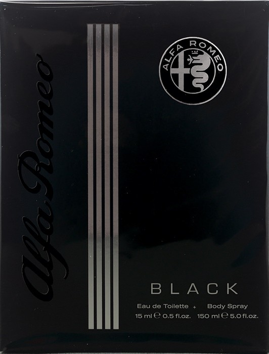 Alfa Romeo Black 15mL EDT 2 Piece Gift Set