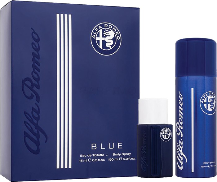 Alfa Romeo Blue 15mL EDT 2 Piece Gift Set