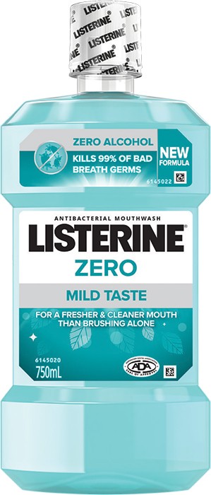 Listerine Mouthwash 750mL Zero*
