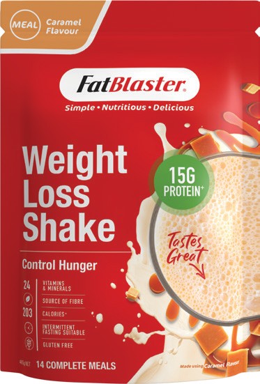 FatBlaster Weight Loss Shake 465g Caramel Flavour*